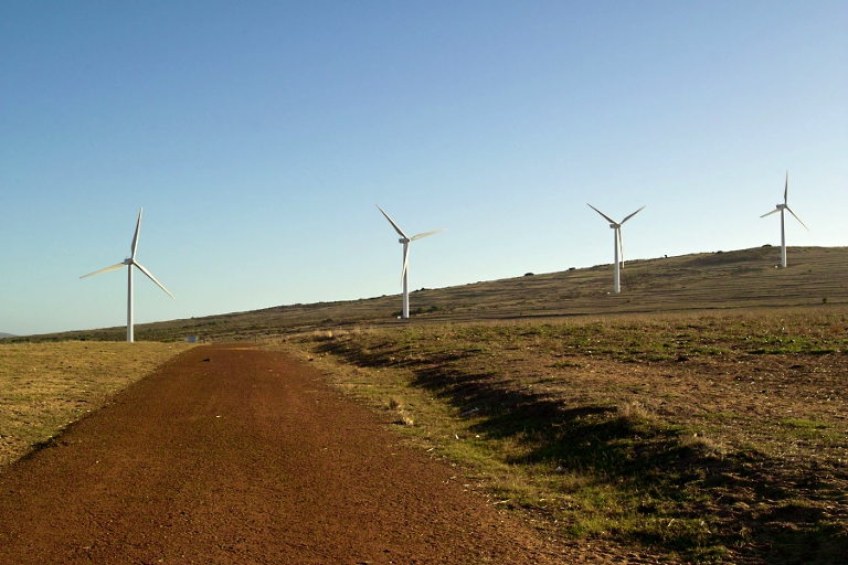 South African wind turbines