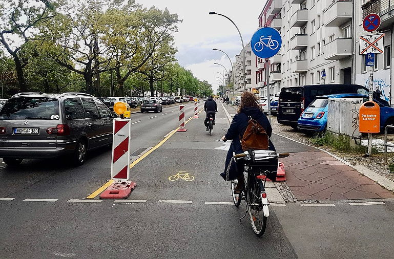 popup bike lane