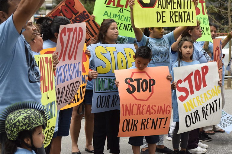 rent protest