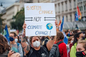 Climate protests in September of 2021. Photo: Ivan Radic. Source: Wikimedia Commons.
