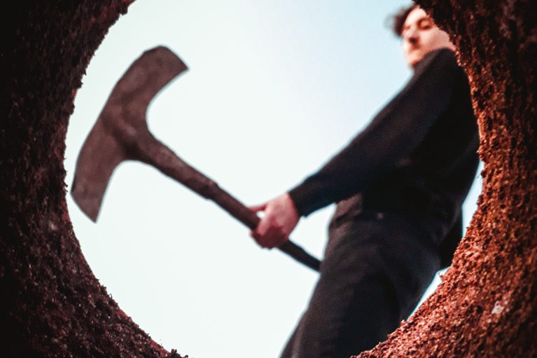 digging a hole