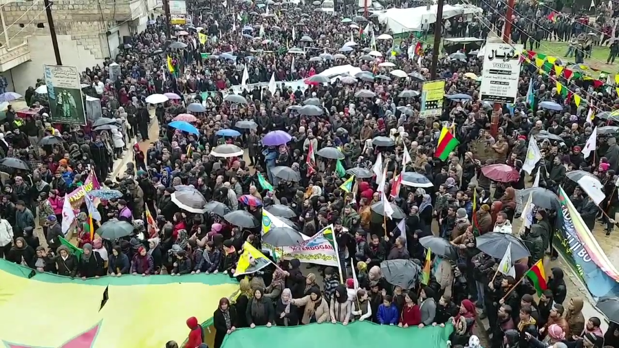 Demo against Turkish invasion