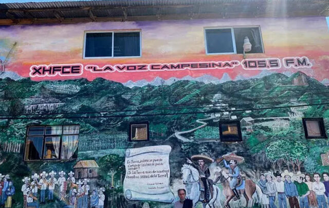 radio station mural