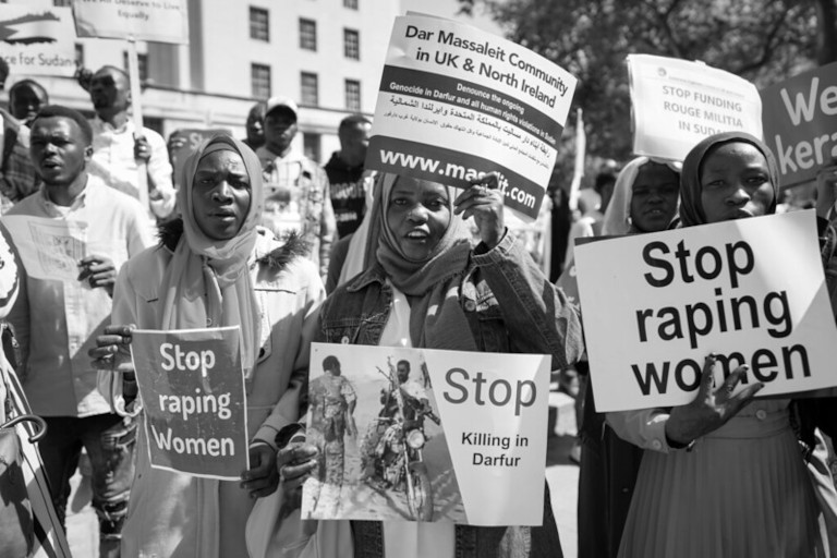 Sudanese women protest