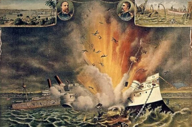 Explosion of the battleship Maine