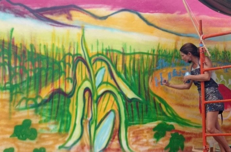Corn Mural