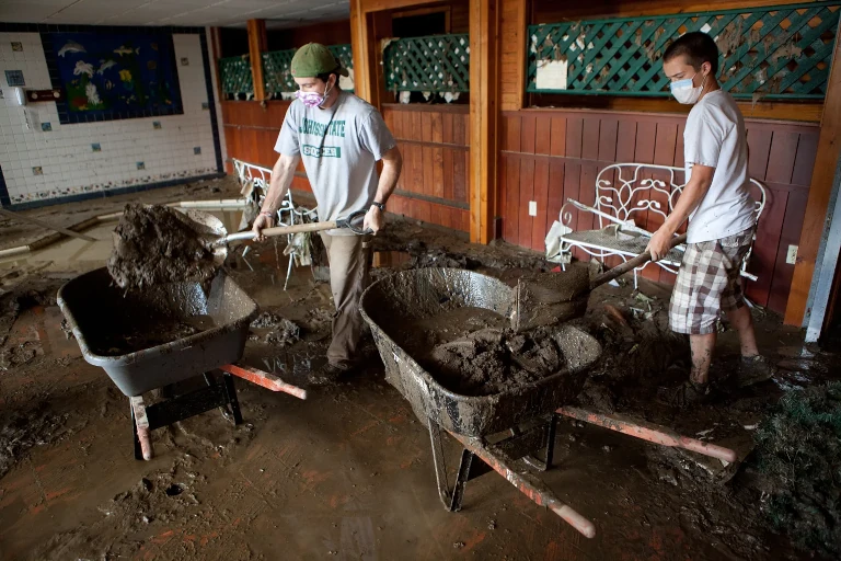 Vermont flood cleanup