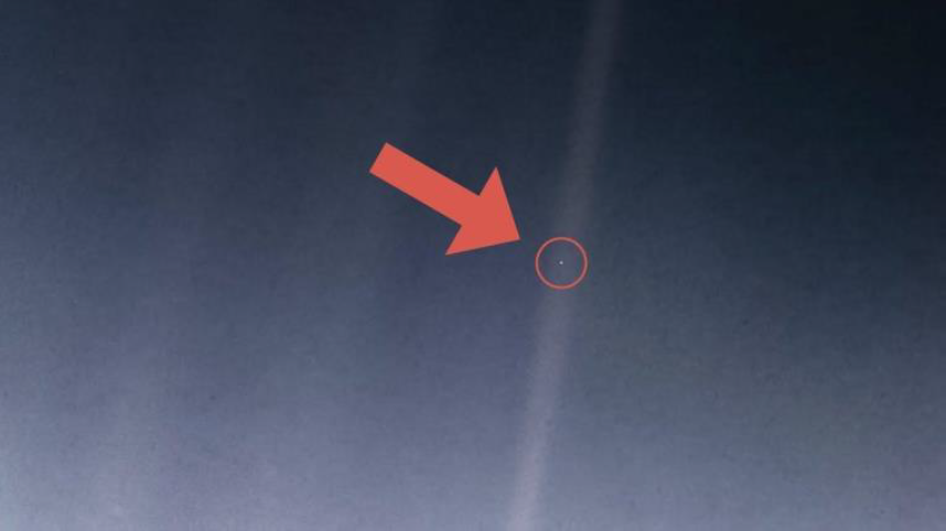 pale blue dot