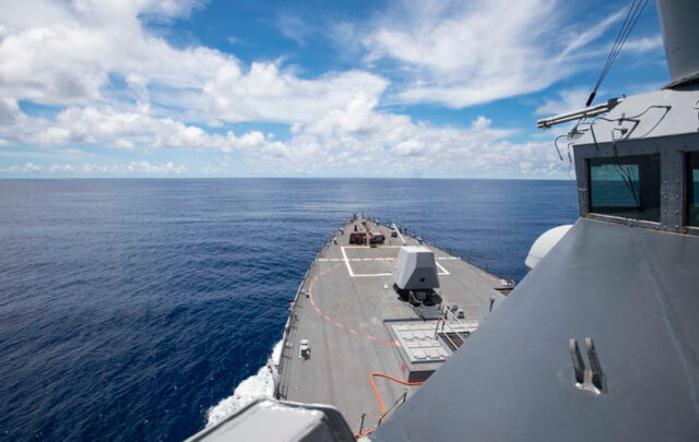 Ship in South China Sea