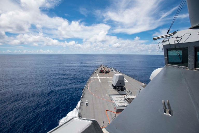 Ship in South China Sea