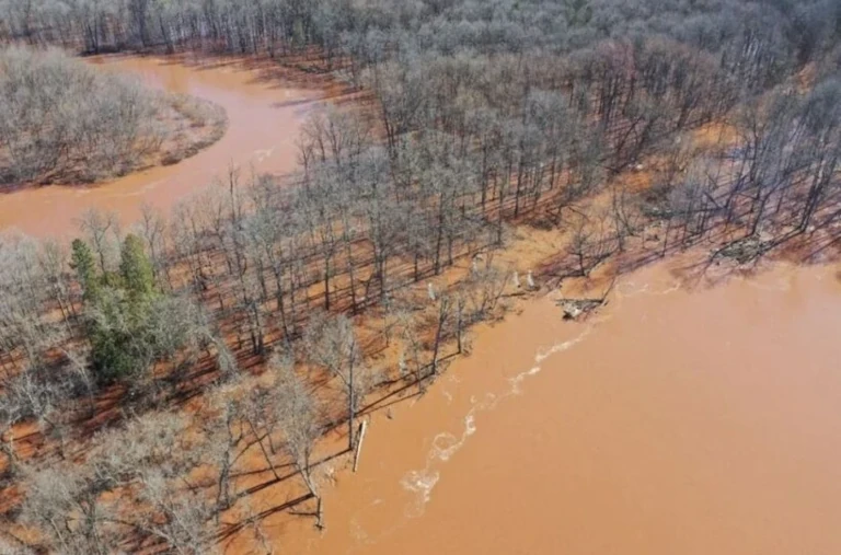 Screen shot of court filings about bad river spill