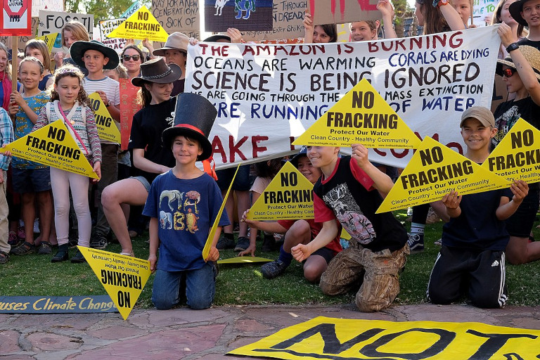 Australian fracking protest