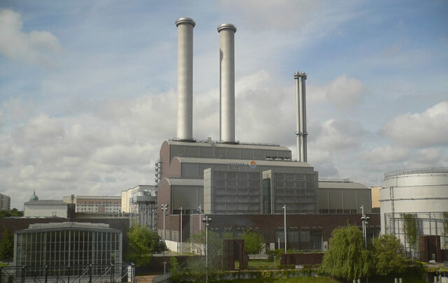 Gas power plant in Berlin