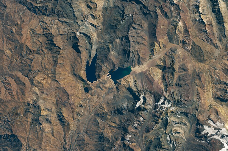 Dried-out Yeso reservoir