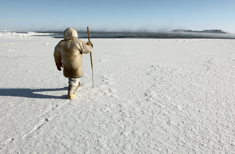Inuit hunter