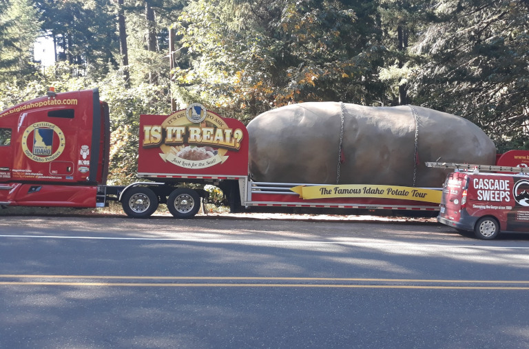 Famous Idaho Potato Tour truck