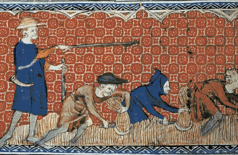 Reeve and serfs