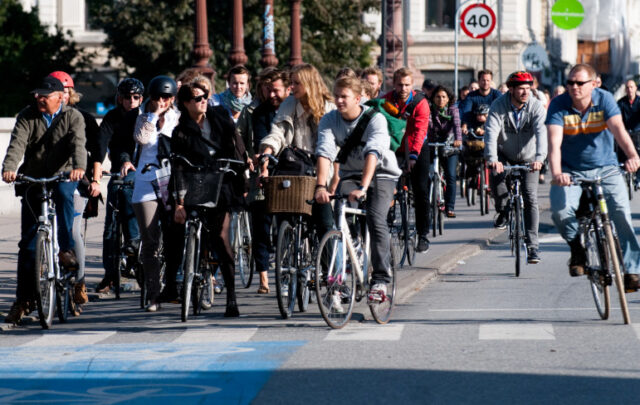 Cyclists in Copenhagen
