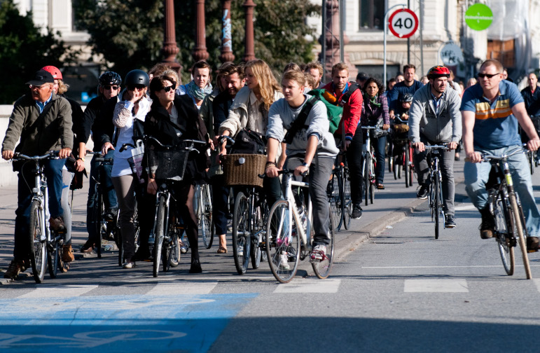 Cyclists in Copenhagen