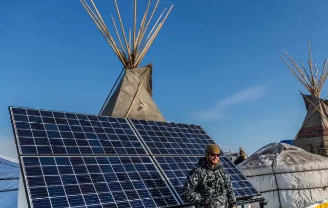 Solar panels on tribal lands