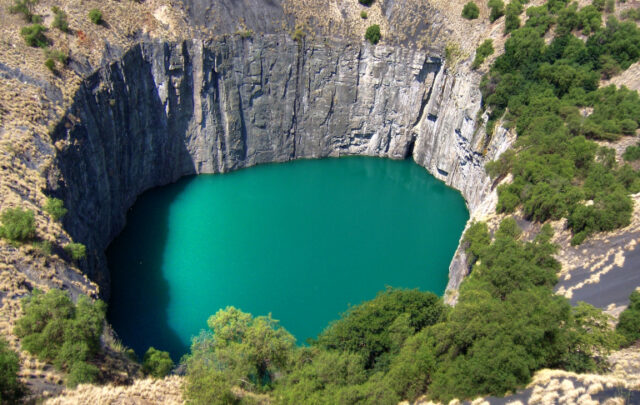open pit mine