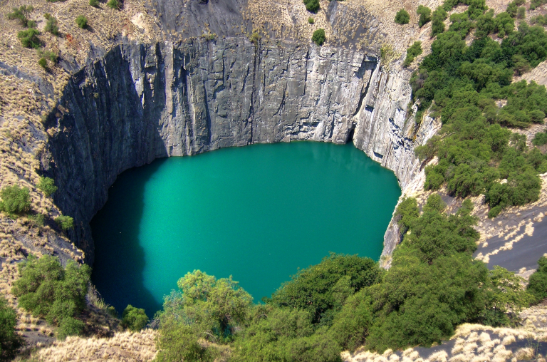 open pit mine