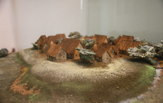 Scale reproduction of a Cucuteni Village.