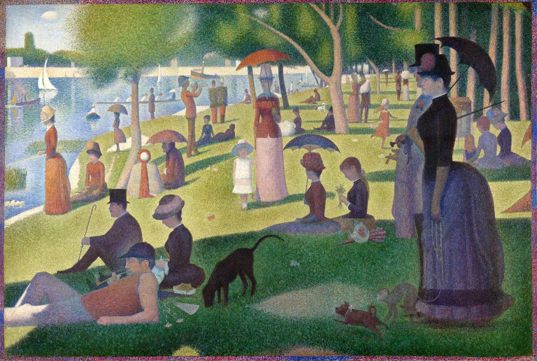 Sunday in the park by Seurat