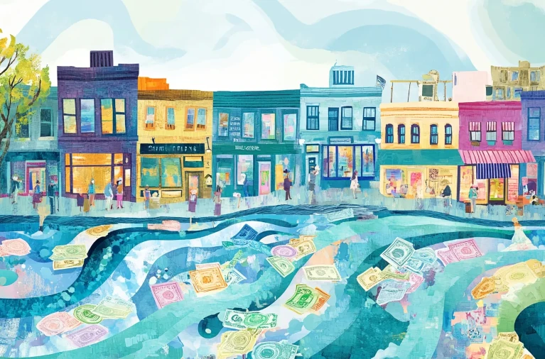 local economy graphic