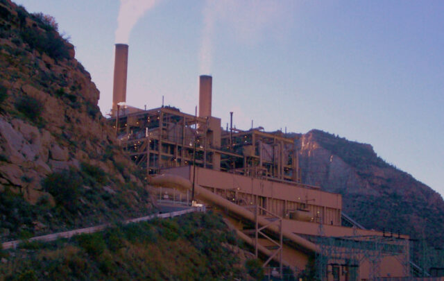 Castle Gate Power Plant in Utah