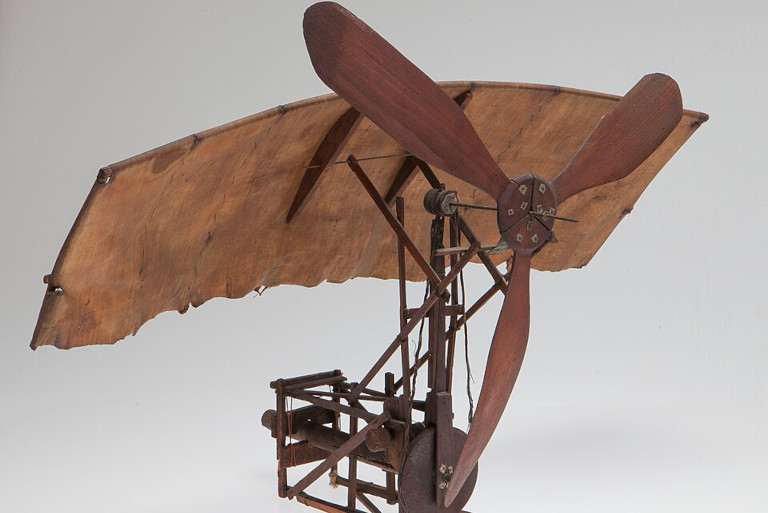 Patent model of a flying machine by Robert E. Cummins