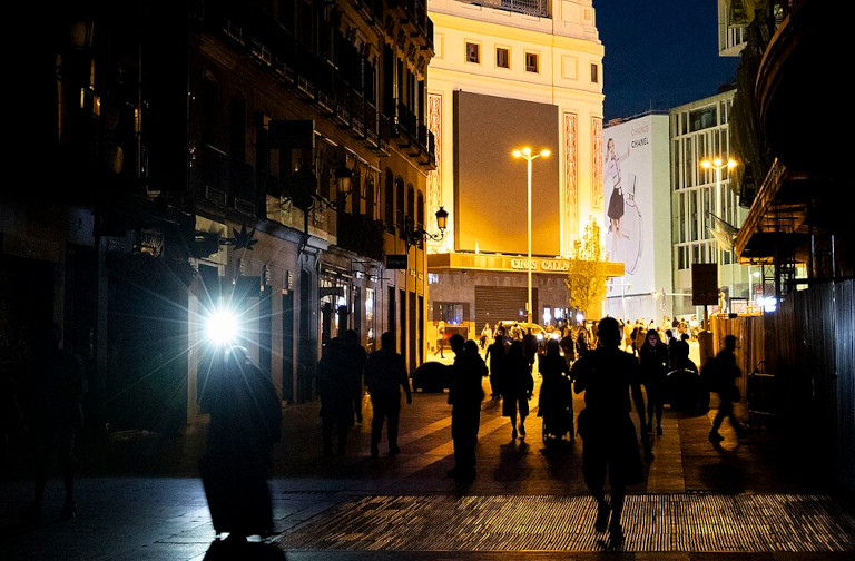 Madrid blackout